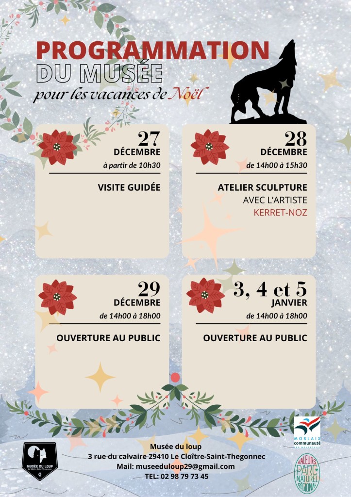 affiche - programmation Noël 2024